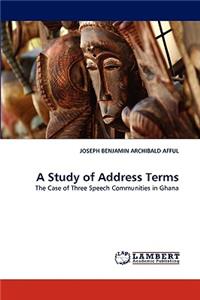 A Study of Address Terms