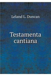 Testamenta Cantiana