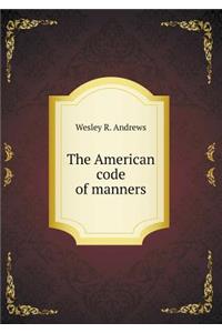 The American code of manners