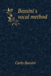 Bassini's vocal method