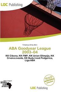 ABA Goodyear League 2003-04