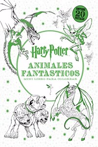 Harry Potter. Animales Fantasticos y donde encontrarlos: Mini libro para colorear