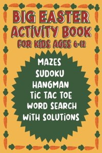 Big Easter Activity Book for kids ages 6-12