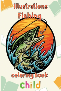 Illustrator Fishing Coloring Book Child
