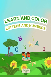 Learn and color letters and numbers
