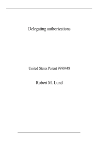 Delegating authorizations