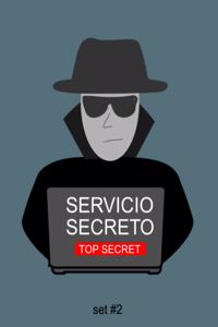 Servicio Secreto Top Secret set # 2: A fun searching activity book and coloring book for children and adults alike. Also great for doctors and dentist offices to keep children occupied.