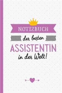 Notizbuch der besten Assistentin in der Welt