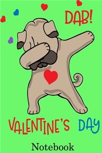 Dab Valentines Day Notebook