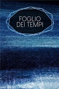 Foglio dei tempi