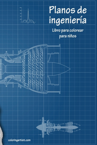 Planos de ingeniería libro para colorear para niños