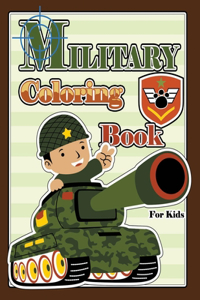 Military Coloring Book For Kids
