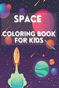 Space Coloring Book For Kids