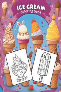 ice cream coloring book