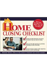 Home Closing Checklist