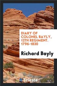 Diary of Colonel Bayly