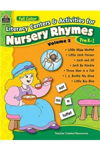 Full-Color Literacy Centers & Activities for Nursery Rhymes Volume 2