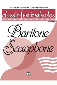 Classic Festival Solos, Bar Sax Vol 1 P-A