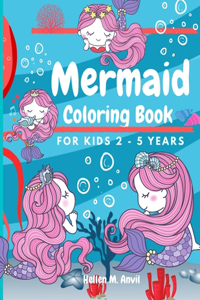 Mermaid coloring book