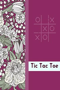 Tic Tac ToeGame pages Floral cover by Raz McOvoo