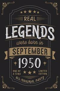 Real Legends were born in September 1950
