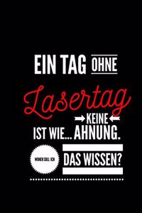 Ein Tag ohne Lasertag ist wie... keine Ahnung. Woher soll ich das Wissen ?