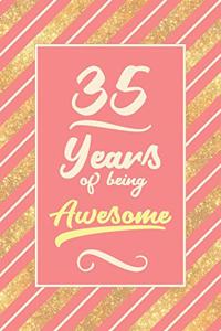 35th Birthday Journal