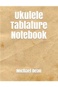 Ukulele Tablature Notebook