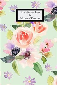 Time Sheet Log & Mileage Tracker