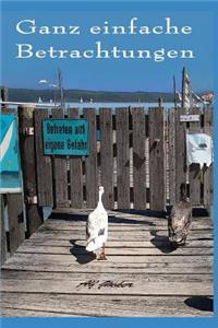 Ganz einfache Betrachtungen