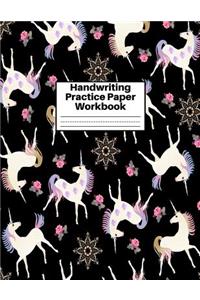 Handwriting Practice Paper Workbook