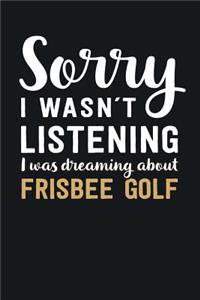 I was Dreaming about Frisbee Golf