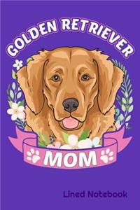 GOLDEN RETRIEVER MOM Lined Notebook