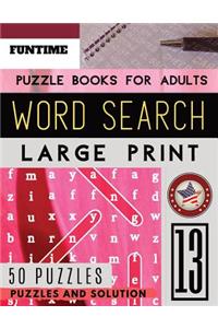 Word Search Puzzle Books for Adults Large Print