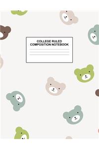 College Ruled Composition Notebook