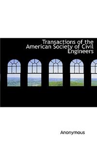 Transactions of the American Society of Civil Engineers