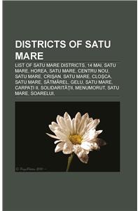 Districts of Satu Mare