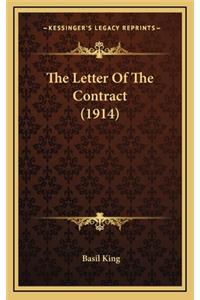 The Letter of the Contract (1914)