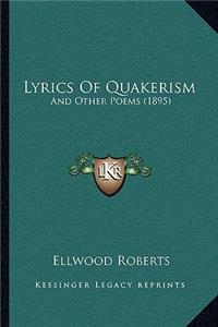 Lyrics of Quakerism