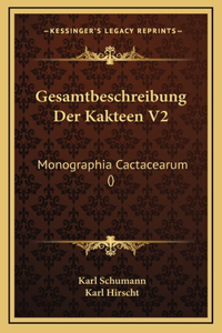Gesamtbeschreibung Der Kakteen V2