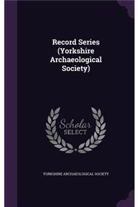 Record Series (Yorkshire Archaeological Society)