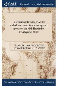 Le Lepreux de la Vallee D'Aoste