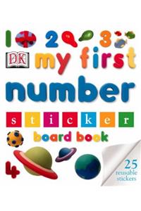 My First Number Sticker Board Book (My first sticker board books)