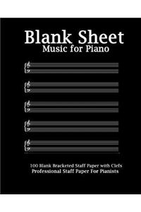 Blank Sheet Music for Piano