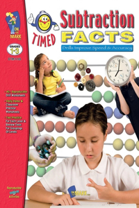 Timed Subtraction Drill Facts Grades 1-3