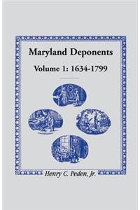 Maryland Deponents, 1634-1799