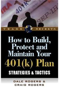How to Build, Protect, and Maintain Your 401(k) Plan