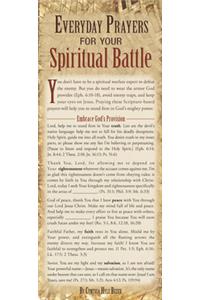 Everyday Prayers for Your Spiritual Battle 50-Pack