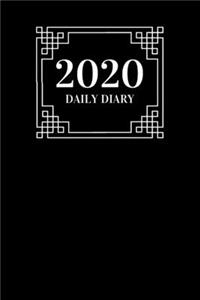 2020 Daily Diary 366 pages one page per day fully lined with black cover ( one page per day )