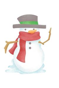 Christmas Snowman Notebook